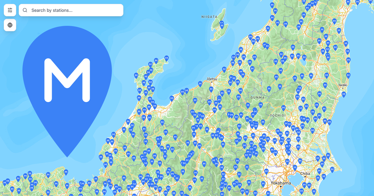 Michi no Eki in Kanto | Roadside Stations Map | Ekimaps